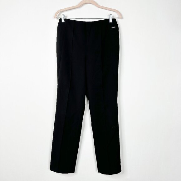 2/$24 Tahari Darted Dress Pants High Rise Black Small #A0354 TRB2 - Picture 3 of 8